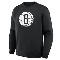 Sweat-shirt noir Brooklyn Nets Essential Legacy pour homme de Fanatics