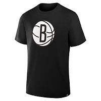 T-shirt Fanatics noir Essential Legacy des Brooklyn Nets pour homme