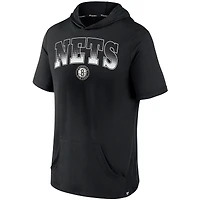 Men's Fanatics Black Brooklyn Nets Guard The Rim Hoodie T-Shirt