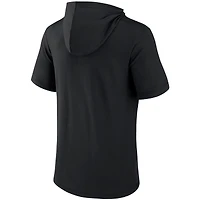 Men's Fanatics Black Brooklyn Nets Guard The Rim Hoodie T-Shirt