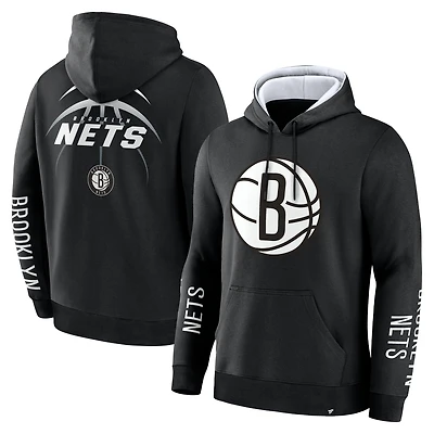 Sweat à capuche noir fanatiques pour hommes Brooklyn Nets Legacy Guard