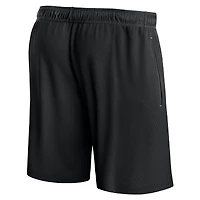 Men's Fanatics Black Brooklyn Nets Post Up Mesh Shorts