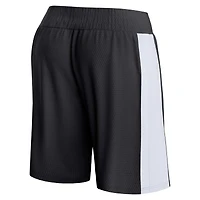 Short en maille emblématique noir Brooklyn Nets Fanatics pour hommes