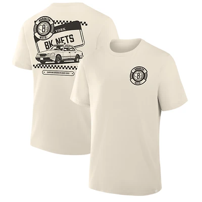 Men's Fanatics Cream Brooklyn Nets Team Culture T-Shirt