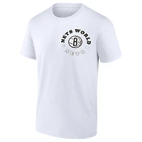 Men's Fanatics White Brooklyn Nets Street Collective T-Shirt
