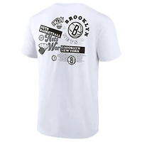 Men's Fanatics White Brooklyn Nets Street Collective T-Shirt