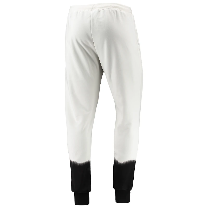 Pantalon de jogging FISSL Oatmeal Brooklyn Nets Double Dribble Tie-Dye Fleece pour homme