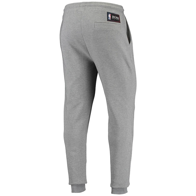 Men's Hugo Boss Heathered Gray Brooklyn Nets Slam Dunk 2 Jogger Pants