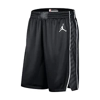 Jordan Brand Short Brooklyn Nets 2022/2023 Statement Edition Swingman Performance pour homme Noir