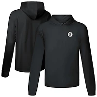 Sweat à capuche noir Dimension R pour homme des Brooklyn Nets de Levelwear