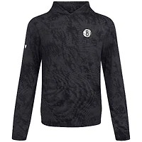 Sweat à capuche plateforme noir pour homme Levelwear des Brooklyn Nets
