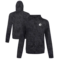Sweat à capuche plateforme noir pour homme Levelwear des Brooklyn Nets