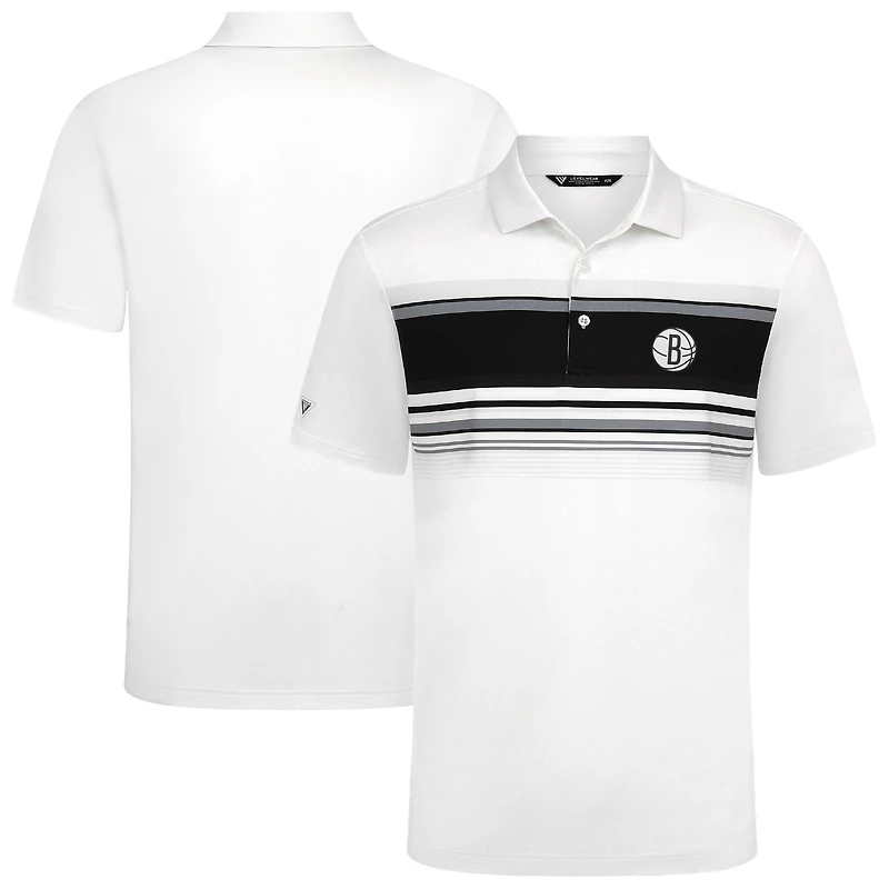 Polo blanc Onward des Brooklyn Nets pour homme Levelwear