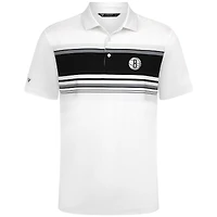 Polo blanc Onward des Brooklyn Nets pour homme Levelwear
