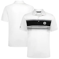 Polo blanc Onward des Brooklyn Nets pour homme Levelwear