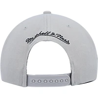 Casquette Snapback Brooklyn Nets Side Core 2.0 grise Mitchell & Ness pour hommes