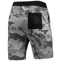 Men's NBA x Hugo Boss Brooklyn Nets Black Slam Camo Shorts