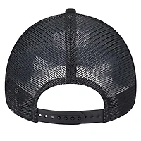 Casquette ajustable Brooklyn Nets Tip Off A-Frame Trucker 9FORTY noire/anthracite pour homme de New Era