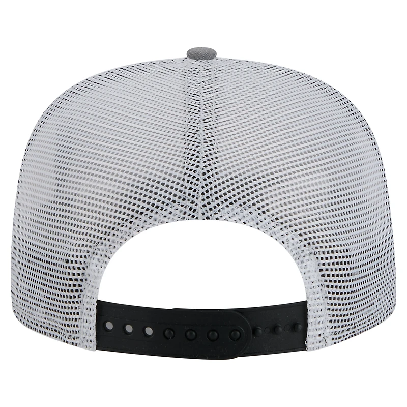 Casquette de golf à visière snapback noire/grise New Era pour homme, Brooklyn Nets