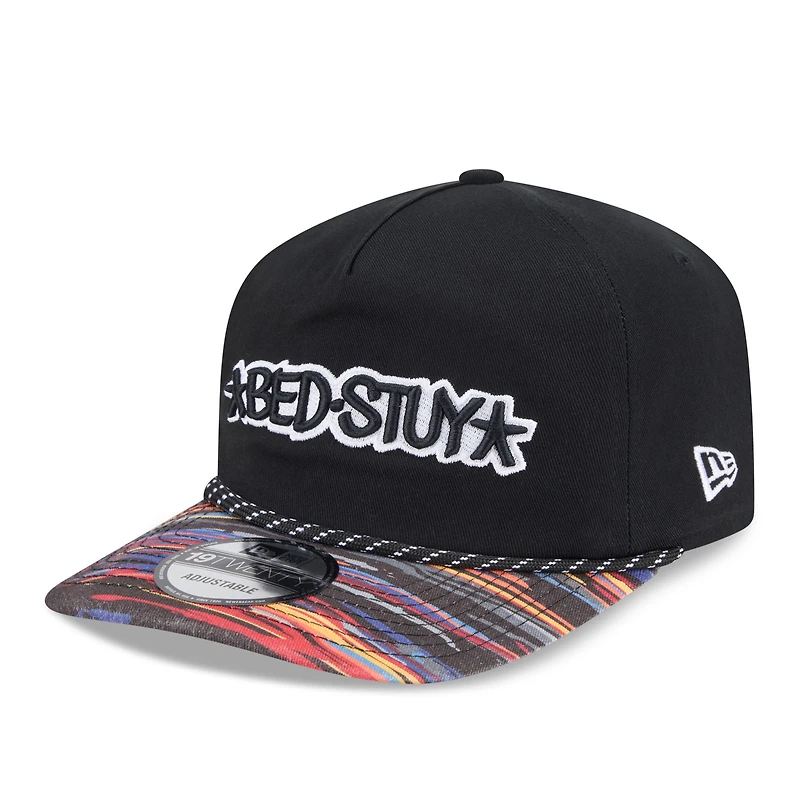 Men's New Era Black Brooklyn Nets 2025/26 City Edition 19TWENTY Adjustable Hat