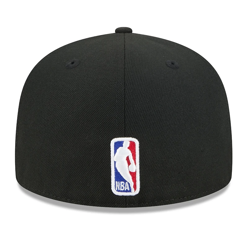 Men's New Era Black Brooklyn Nets 2025/26 City Edition 59FIFTY Fitted Hat
