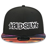 Men's New Era Black Brooklyn Nets 2025/26 City Edition 9FIFTY Snapback Hat