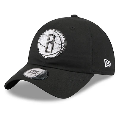 Casquette New Era noire pour homme Brooklyn Nets, édition spéciale draft NBA 2026, style classique décontracté et ajustable