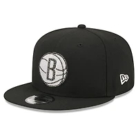 Men's New Era Black Brooklyn Nets 2026 NBA Draft Crystal 9FIFTY Snapback Hat
