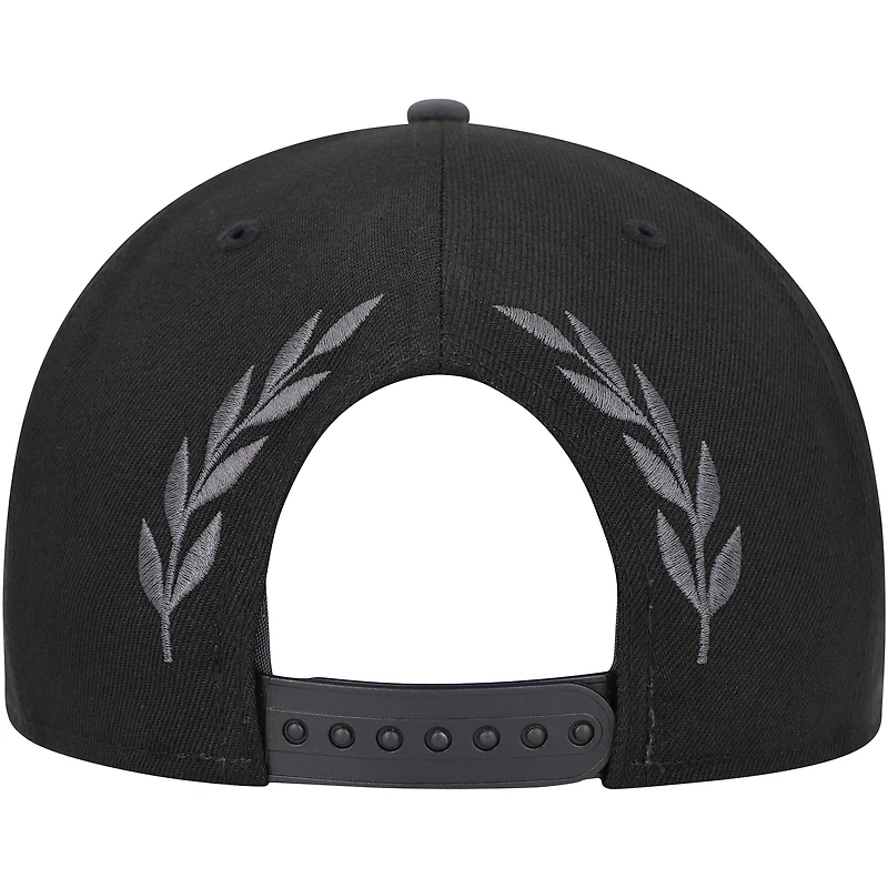 Casquette Snapback 9FIFTY Brooklyn Nets Back Laurels New Era noire pour homme