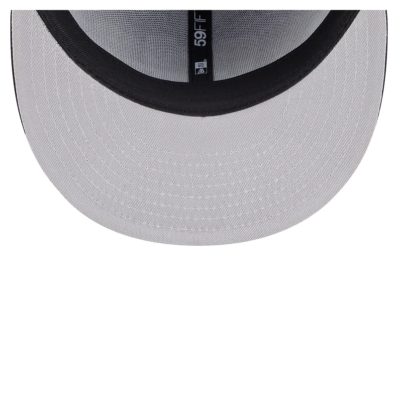 Casquette ajustée Deceptor 59FIFTY noire New Era pour homme des Brooklyn Nets