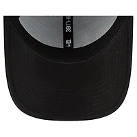 Men's New Era Black Brooklyn Nets Logo 39THIRTY Flex Hat