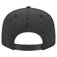 Men's New Era Black Brooklyn Nets Midnight Ink Pop Outline 9FIFTY Snapback Hat