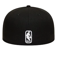 Men's New Era  Black Brooklyn Nets Team 59FIFTY Fitted Hat