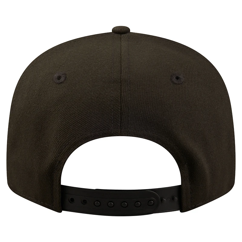 Men's New Era Black Brooklyn Nets Team 9FIFTY Snapback Hat