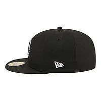 Men's New Era  Black Brooklyn Nets Team Collage 59FIFTY Fitted Hat