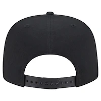 Casquette snapback noire New Era pour homme avec texte de l'équipe des Brooklyn Nets
