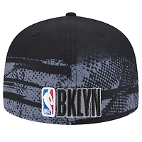 Casquette ajustée Brooklyn Nets Tip-Off 59FIFTY noire New Era pour homme