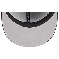 Men's New Era  Black Brooklyn Nets Tri-Hit 59Fifty Fitted Hat
