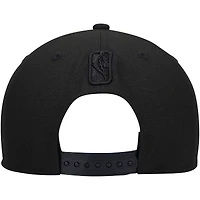 Men's New Era Brooklyn Nets Black On Black 9FIFTY Snapback Hat