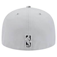 Casquette ajustée 59FIFTY à visière camouflage Active Color New Era pour hommes, gris, Brooklyn Nets