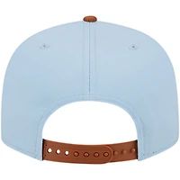 Men's New Era Light Blue/Brown Brooklyn Nets 2-Tone Color Pack 9FIFTY Snapback Hat