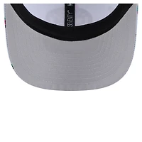 Men's New Era Light Blue/Gray Brooklyn Nets Adventure Aloha Pattern 9SEVENTY Stretch-Snap Hat