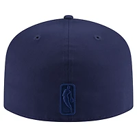 Casquette ajustée 59FIFTY à pinces sur le devant pour homme New Era Brooklyn Nets Colorpack bleu marine