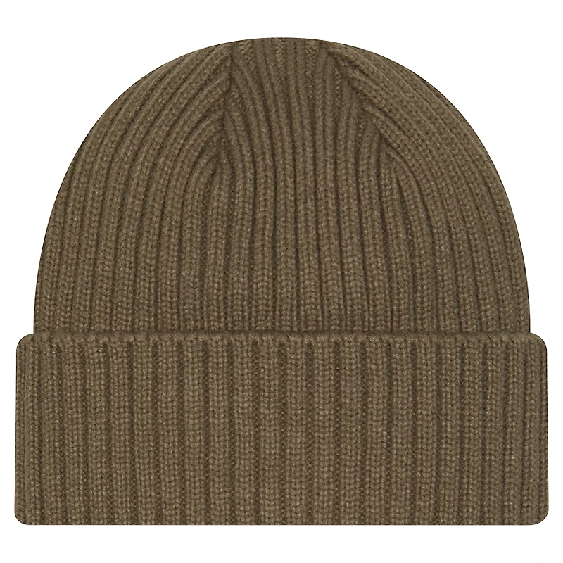 Men's New Era Olive Brooklyn Nets Color Pack Cuffed Knit Hat