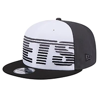 Casquette Snapback 9FIFTY Brooklyn Nets Throwback Gradient Tech Font New Era pour hommes, blanc/noir