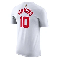 T-shirt Nike Ben Simmons Brooklyn Nets 2022/23 Classic Edition avec nom et numéro pour homme