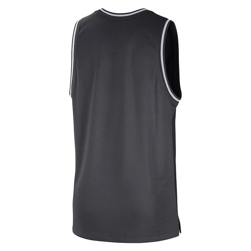 Débardeur en maille Nike pour Homme Brooklyn Nets Courtside Versus Force Split DNA Performance Noir/Anthracite
