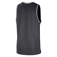 Débardeur en maille Nike pour Homme Brooklyn Nets Courtside Versus Force Split DNA Performance Noir/Anthracite