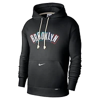 Men's Nike Black Brooklyn Nets 2024/25 City Edition Courtside Standard Issue Pullover Hoodie