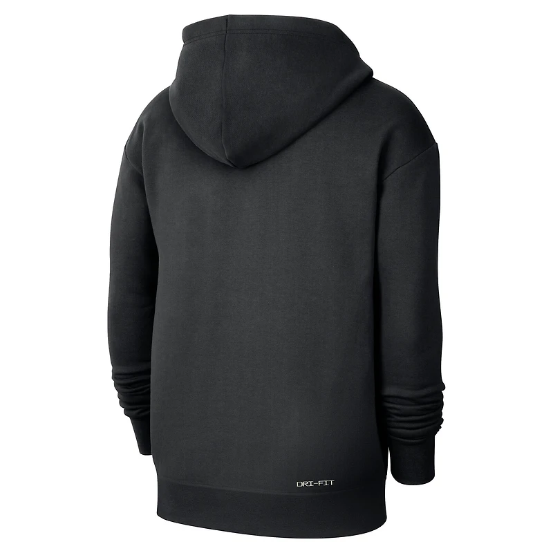 Men's Nike Black Brooklyn Nets 2024/25 City Edition Courtside Standard Issue Pullover Hoodie